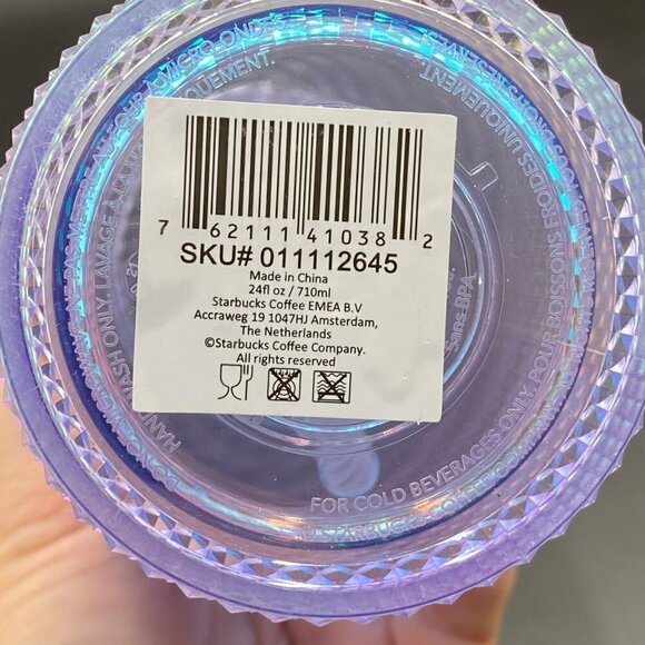 Starbucks Iridescent Studded Unicorn Tumbler 24oz - Picture 7 of 8